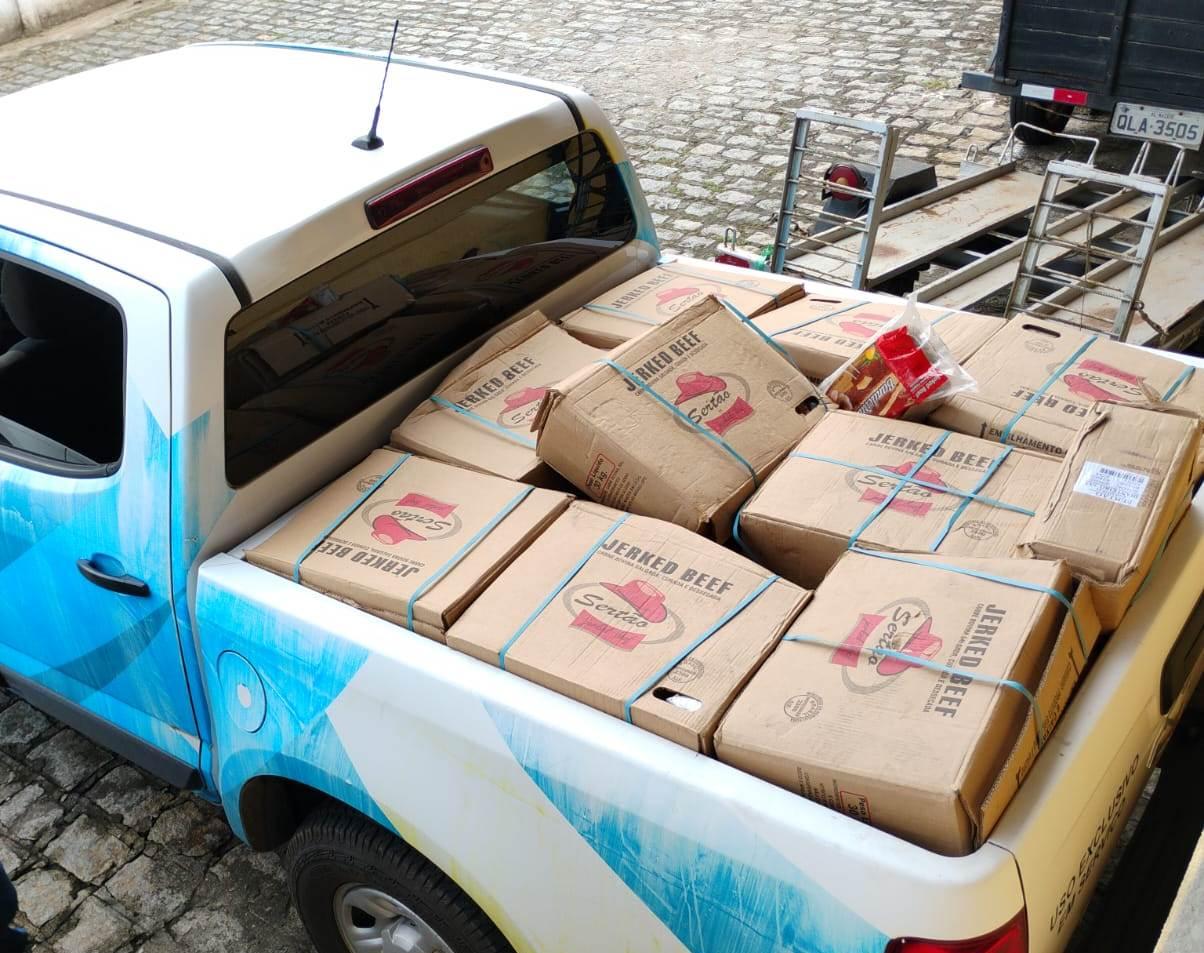 1500 kg de charque apreendido pela Vigilância Sanitária