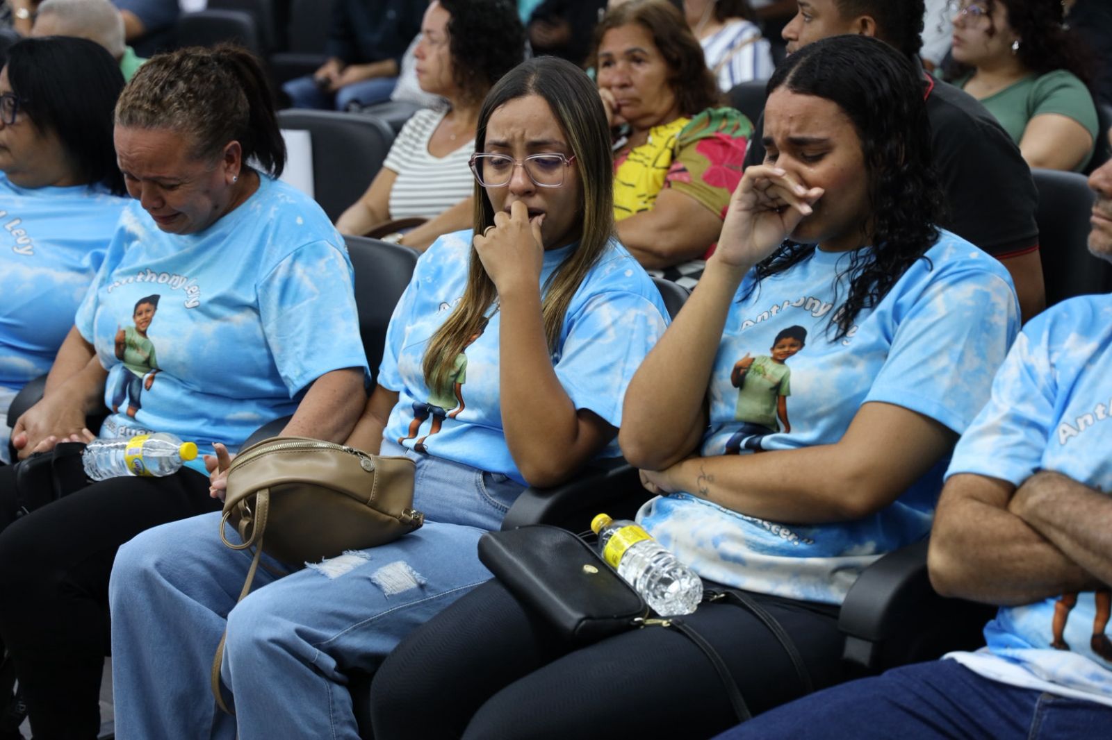 Familiares da vítima acompanham julgamento 