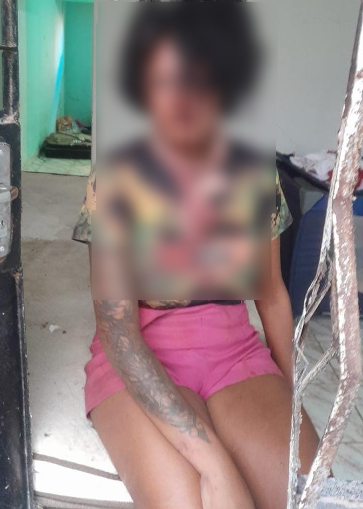 Mulher foi encontrada 24h depois, debilitada, e foi levada ao HGE onde segue internada em estado grave