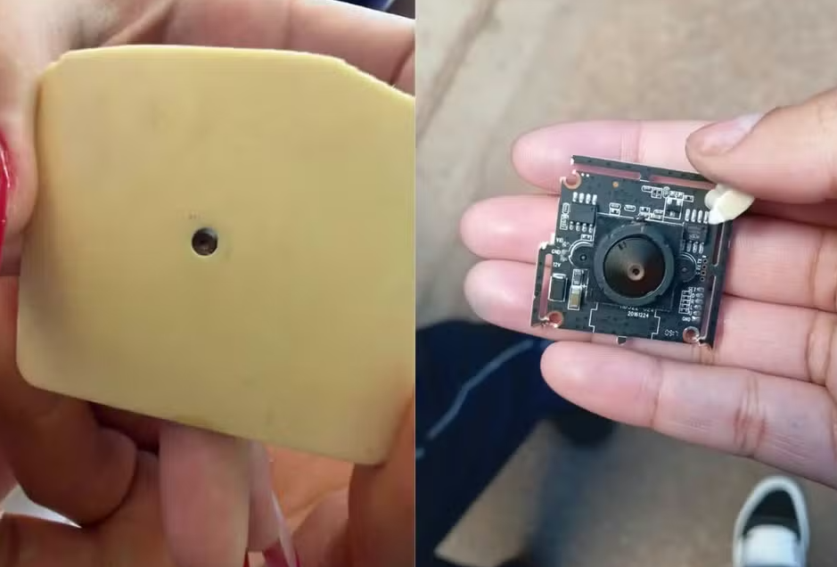 Direção de escola é afastada após aluna encontrar câmera em banheiro