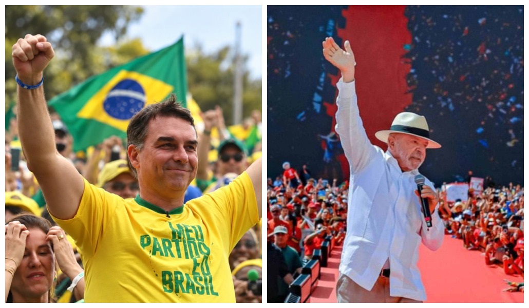 Flávio Bolsonaro tem 52% dos votos válidos contra 48% de Lula no 2º turno, indica Real Time