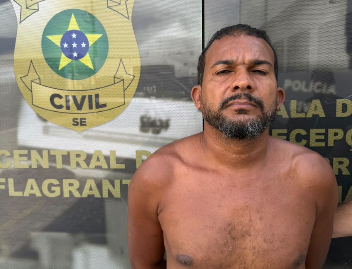 Polícia Civil de Alagoas prende em Aracaju homem condenado a 12 anos por homicídio em Penedo