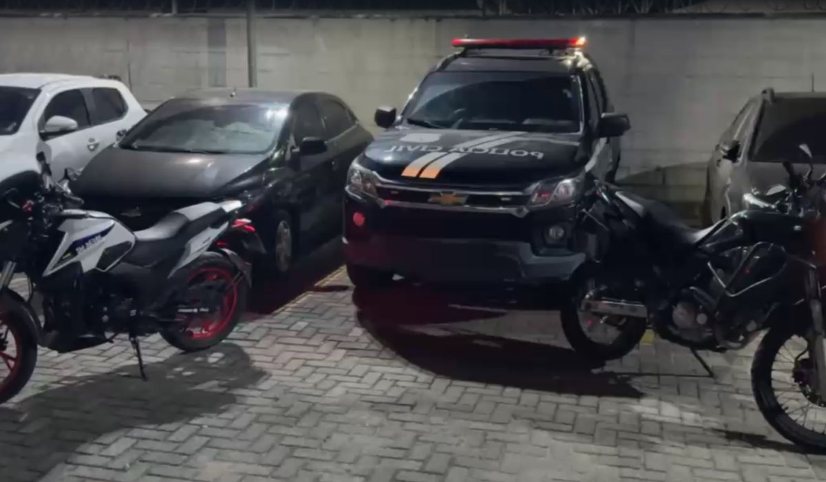 Motocicletas apreendidas