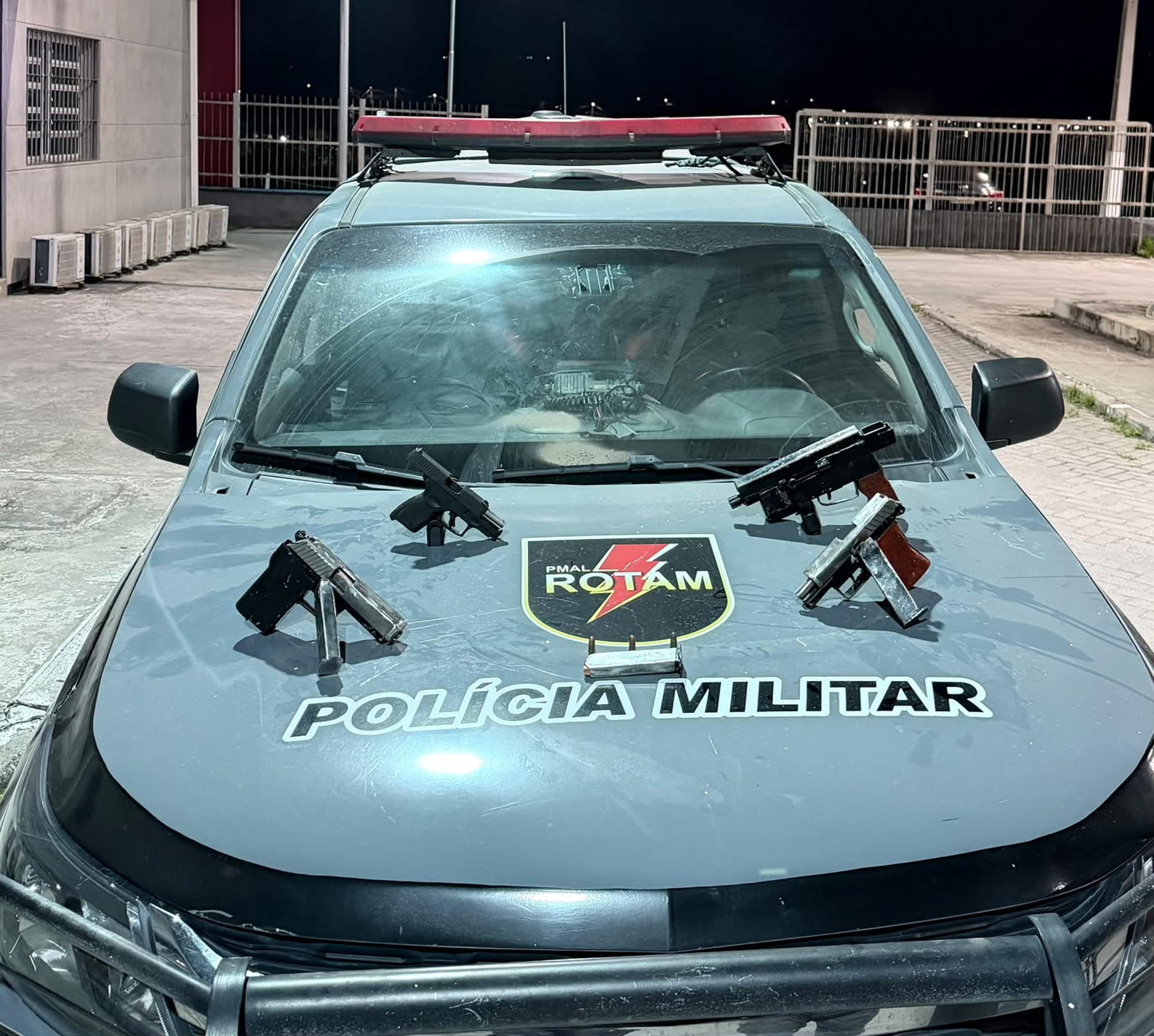 Polícia prende homem e apreende submetralhadora durante operação em União dos Palmares