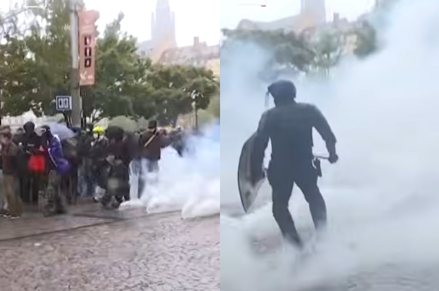 Onda de protestos na França gera embates violentos e mais de 100 prisões
