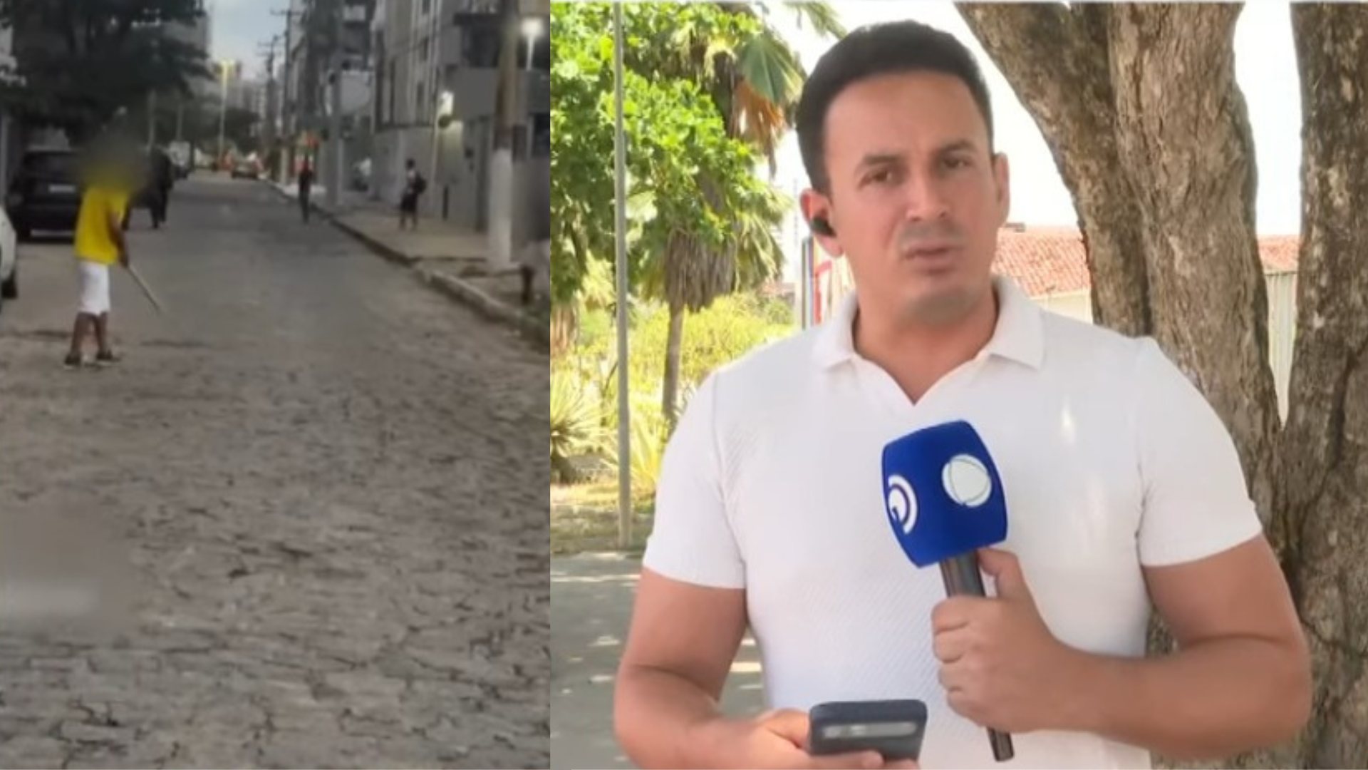 Vídeo: flanelinha é preso após briga com motorista por vaga de estacionamento em Maceió