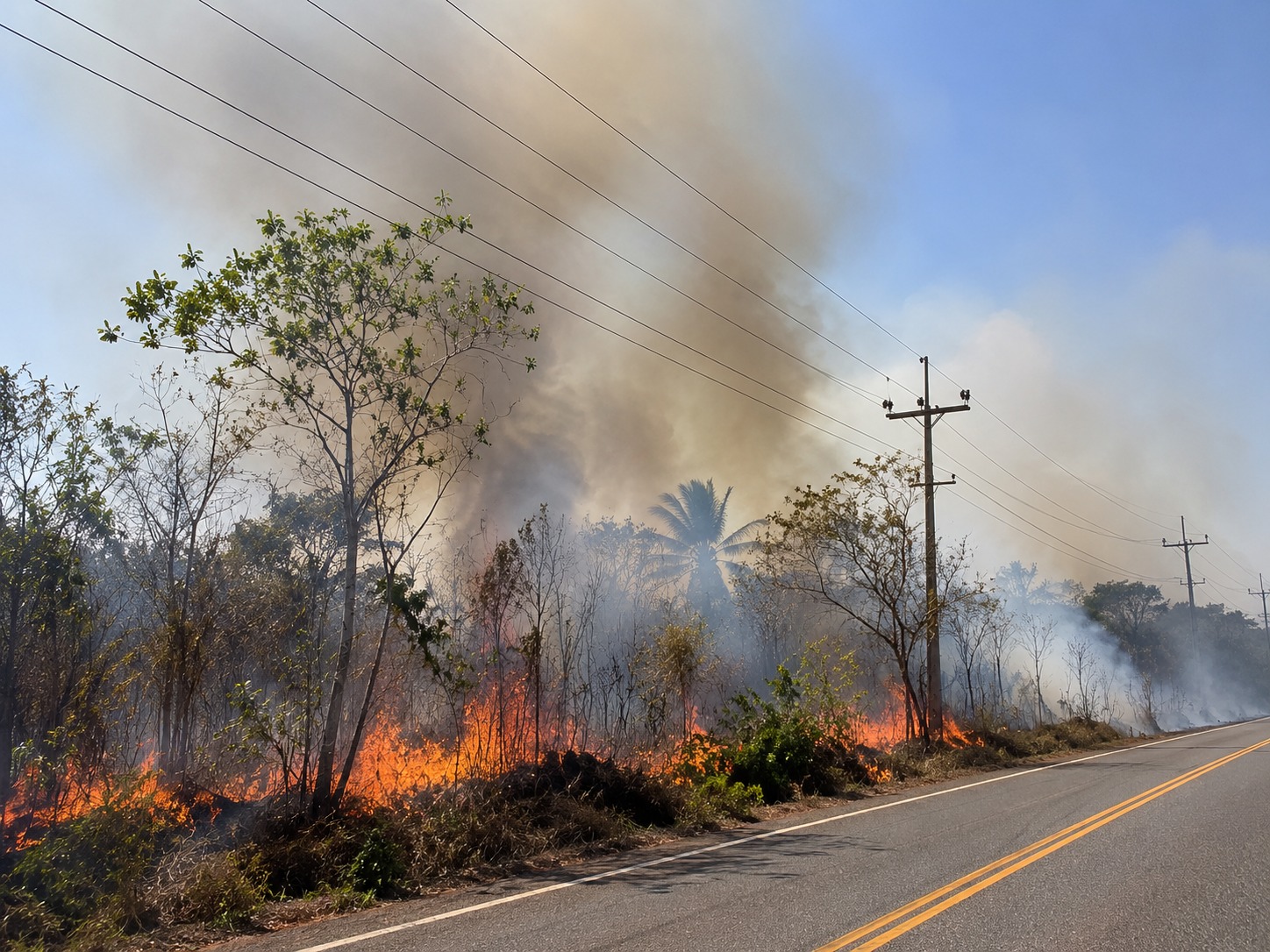 Equatorial Alagoas alerta para 177 ocorrências relacionadas a queimadas próximas à rede elétrica