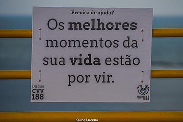 As mensagens são um convite para conversar e buscar ajuda