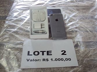 Alguns dos produtos disponíveis no leilão