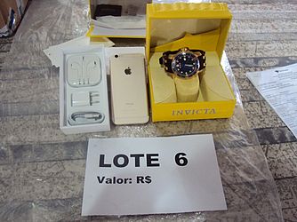 Alguns dos produtos disponíveis no leilão