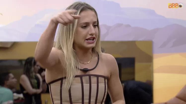 BBB 23: Bruna Griphao não aprova discurso de Domitila - Reprodução/Globoplay - Reprodução/Globoplay