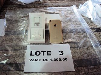 Alguns dos produtos disponíveis no leilão