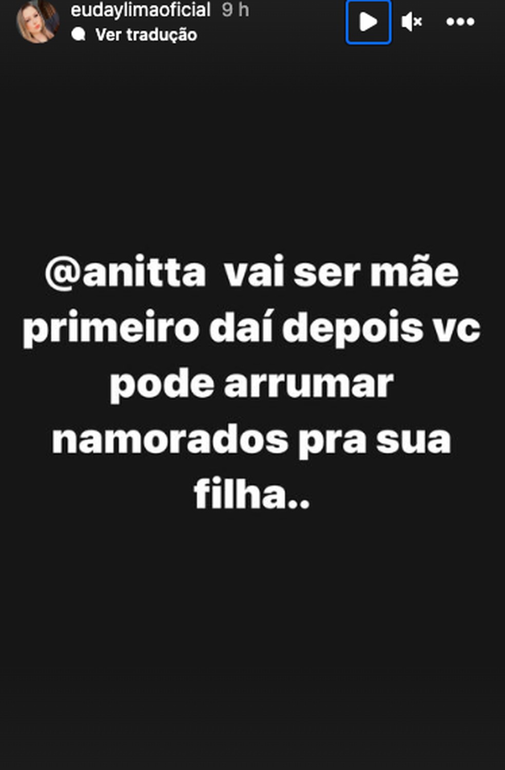 Day Lima critica Anitta por sugerir romance para Melody — Foto: Reprodução