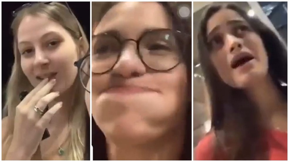 Universitárias debocham de colega de 40 anos — Foto: Reprodução