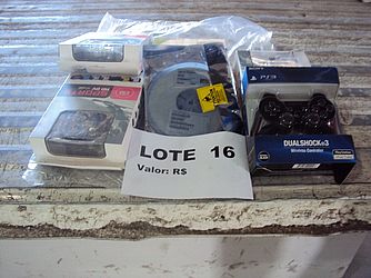 Alguns dos produtos disponíveis no leilão