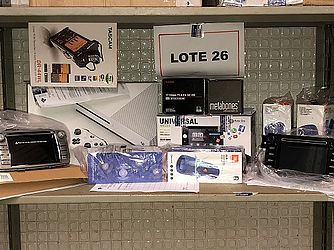 Alguns dos produtos disponíveis no leilão