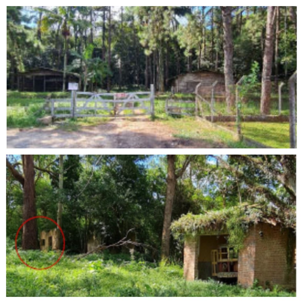 Imagem do local onde o espi&amp;atilde;o russo deixava material para seus superiores em Cotia, na Grande S&amp;atilde;o Paulo &amp;mdash; Foto: Reprodu&amp;ccedil;&amp;atilde;o/FBI