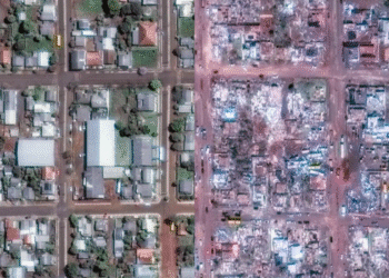 Imagens de antes e depois do tornado no Paraná deixa todos de boca aberta