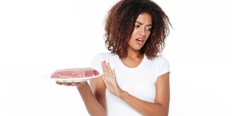 Mulher com carne