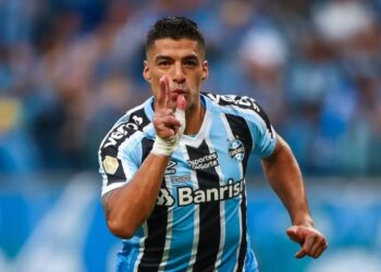 Luis Suárez na época do Grêmio