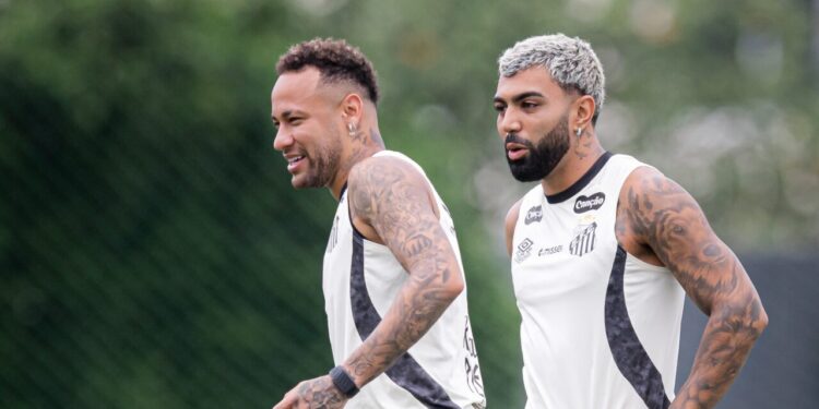 Torcida do Santos recebe aviso sobre Gabigol e Neymar Jr. fora do time