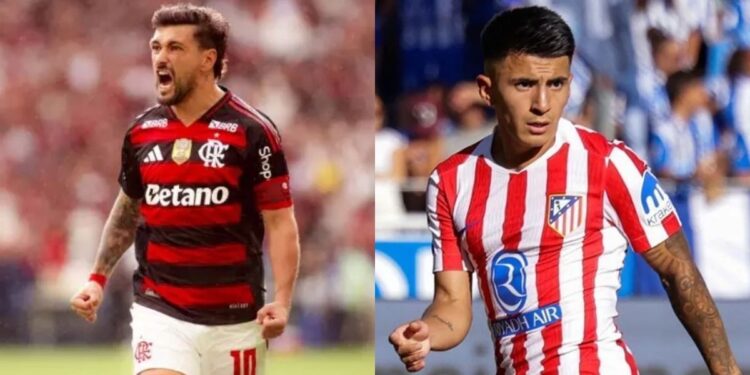 Enquanto Arrascaeta recebe R$ 2 milhões por mês, esse é o salário que Almada ganharia no Flamengo