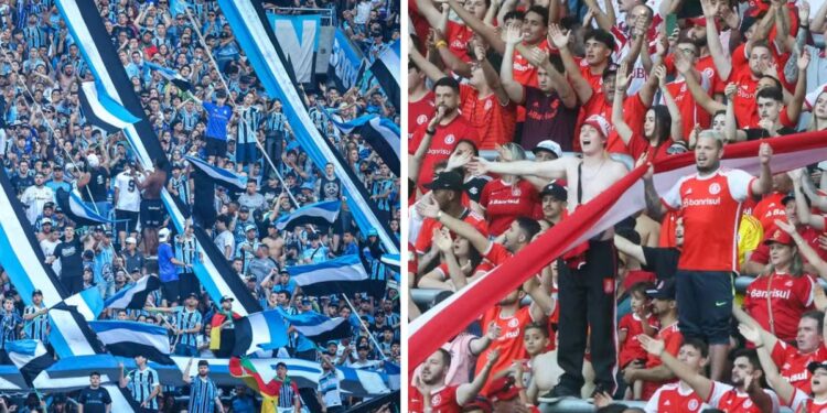 Grêmio x Internacional: pesquisa encerra discussão e revela quem tem a maior torcida