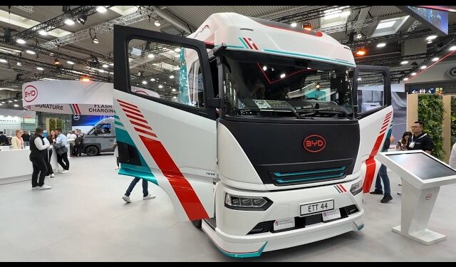 Caminhão elétrico byd promete recuperar