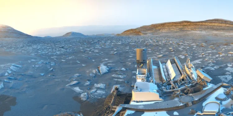 Mil marte robô nasa registra