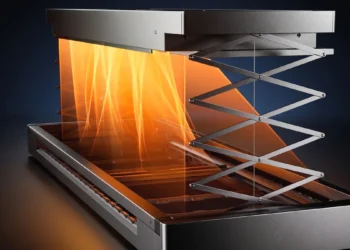 O varal da Xiaomi que fica no teto seca 80 peças, suporta 45 kg e ainda funciona como luminária