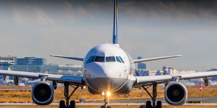 Novo airbus voar horas conectar
