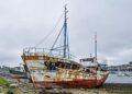 Fizeram toneladas barcos abandonados mudar