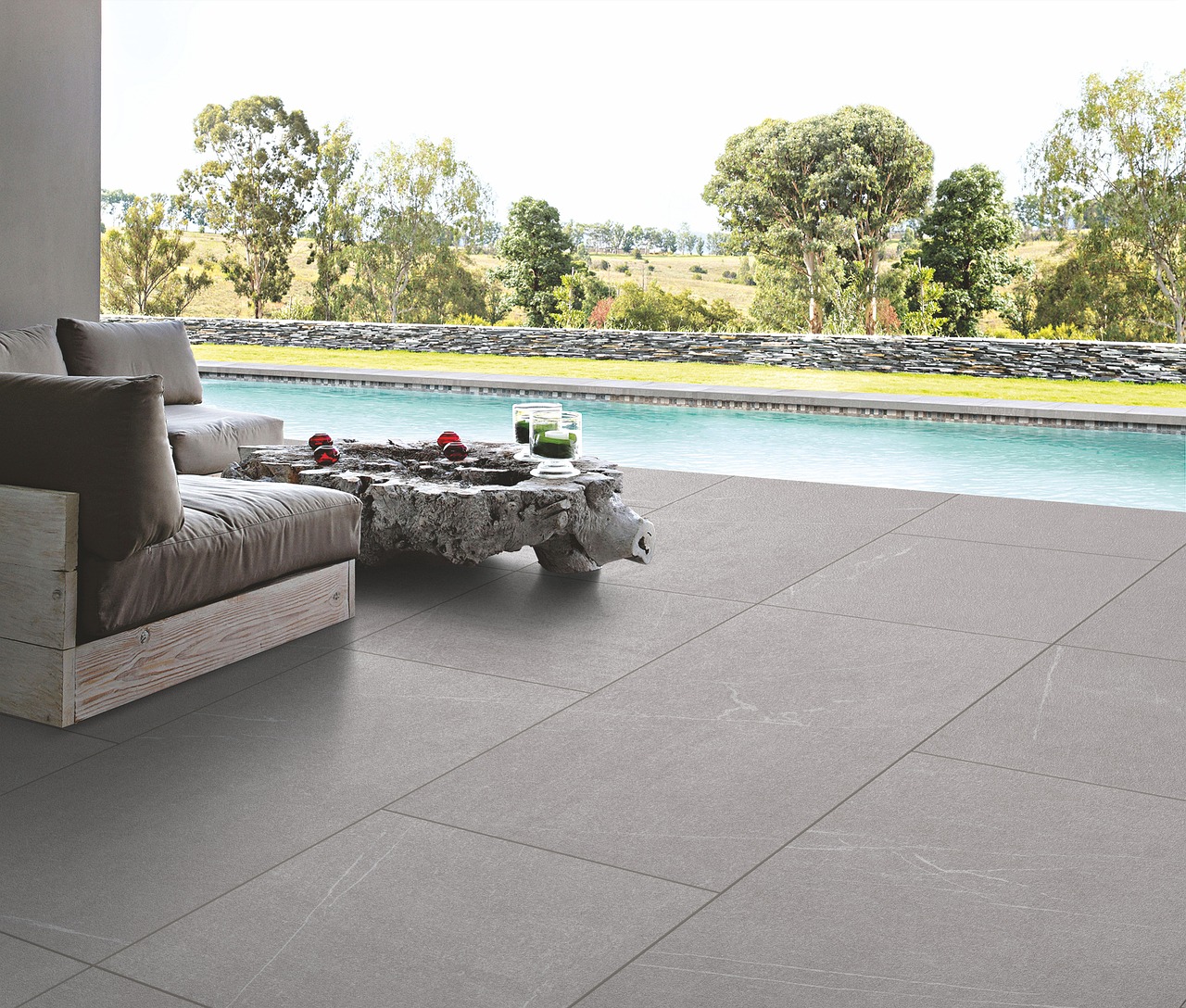 azulejos, tecidos vitrificados, índia, 600x600mm, 600x1200mm, arquitetos, floortiles, porcelana, projeto, decoração, interior, residência, luxo, contemporâneo, à moda, casa de luxo, cinzento casa, cinzento interior