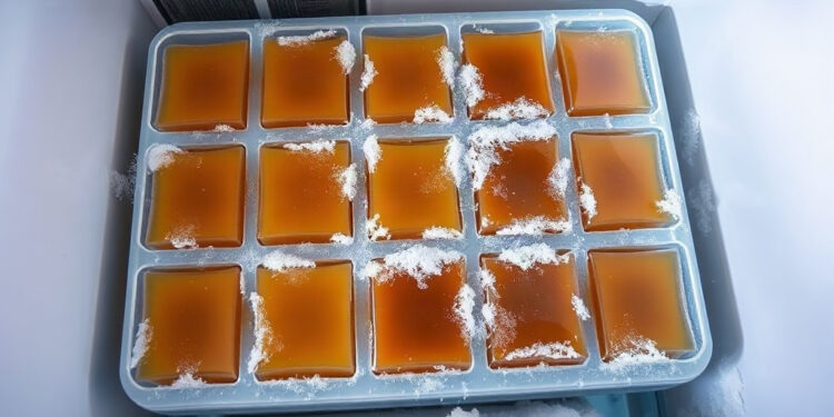 Cubos caldo caseiro ficam prontos
