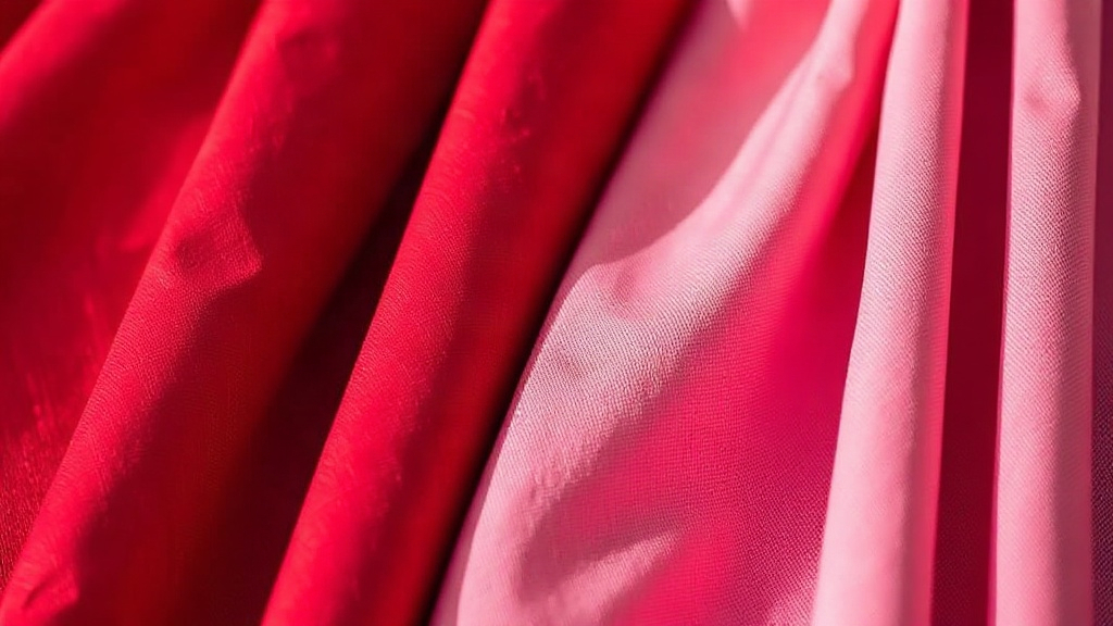 A mistura de vermelho com rosa permite explorar duas cores intensas ou apostar em uma versão mais suave.
