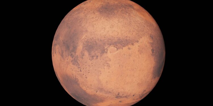 Imagem marte captada nasa mostra