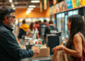Prefere caixa convencional supermercado procurando