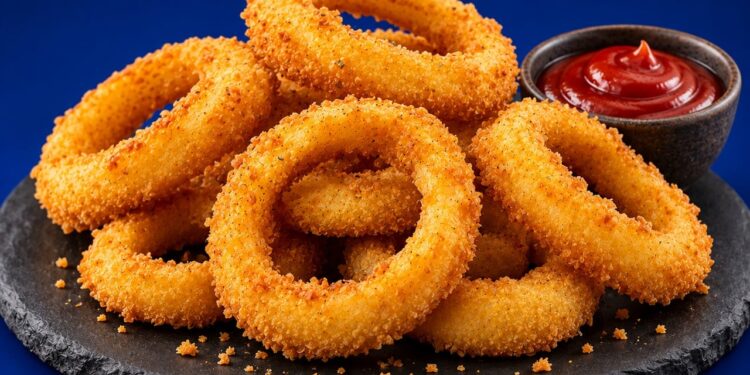 Receita anéis cebola apimentados transforma