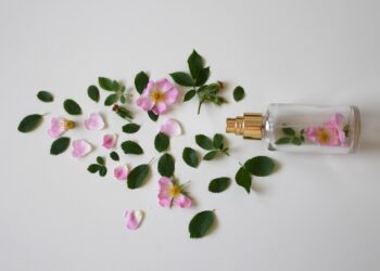 Sensação fresca aroma sofisticado perfumes