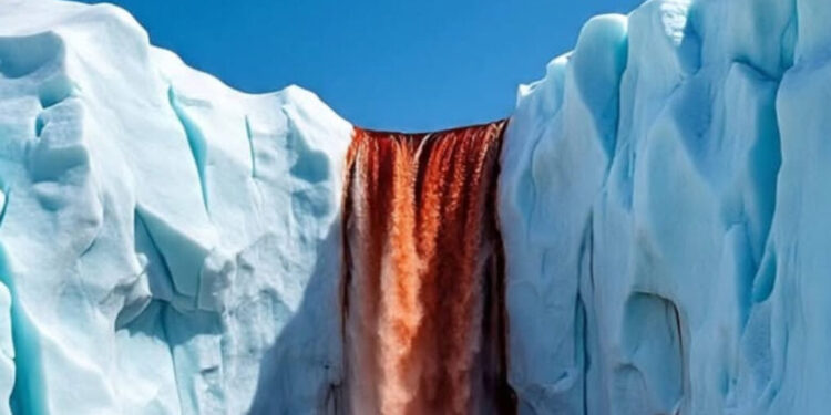 Veja onde fica a cachoeira sangrenta que intriga cientistas no mundo inteiro