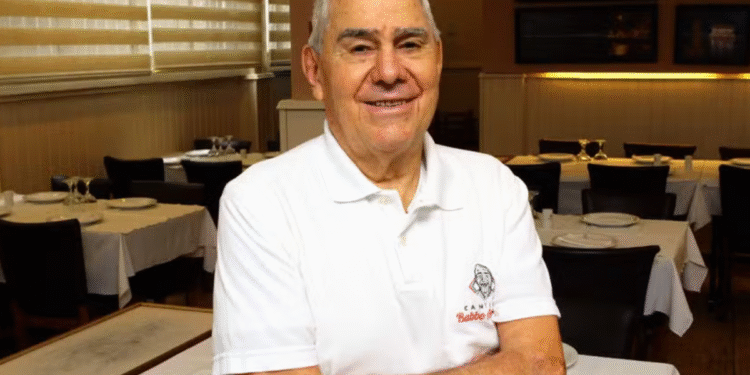 Luto: chef de cozinha brasileiro muito renomado falece em Santos