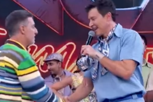 Luciano Huck e Rodrigo Faro se unem em palco com Sabrina Sato para surpresa histórica