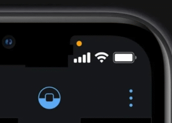 Não é por causa da bateria: o que significam os pontos verde e laranja que aparecem na tela do iPhone