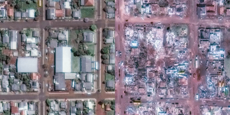 Imagens de antes e depois do tornado no Paraná deixa todos de boca aberta