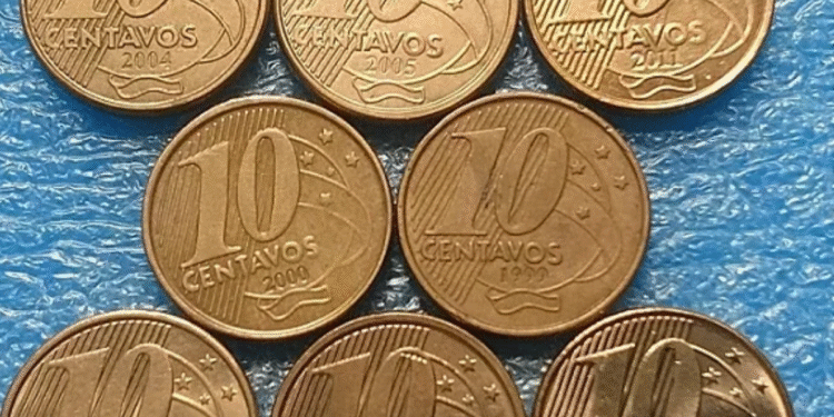 Moedas de 10 centavos se tornam um verdadeiro tesouro e podem alcançar R$ 400