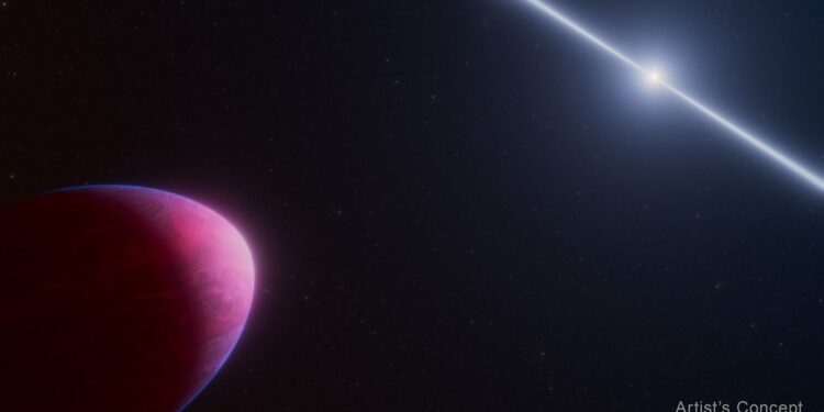 Cientistas encontram planeta extremamente violento, conhecido como “Viúva-Negra”