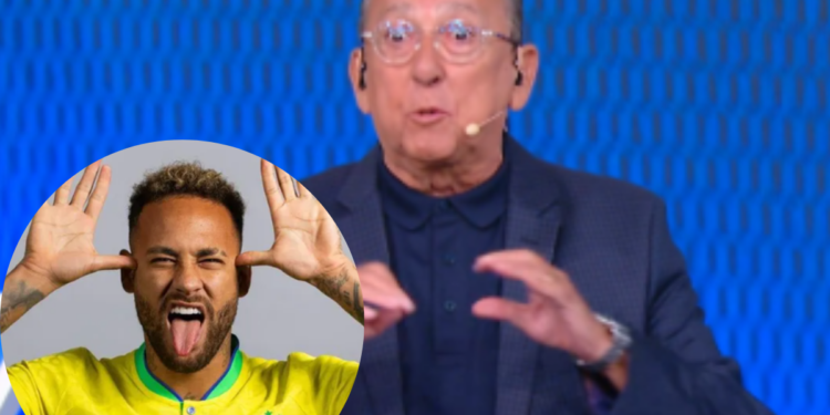 Galvão Bueno não mede palavras e rasga o verbo sobre Neymar
