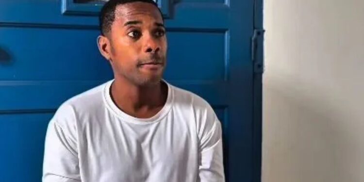 Robinho em uma prisão