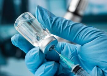 Vacina em uma ampola