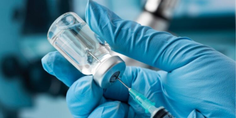 Vacina em uma ampola